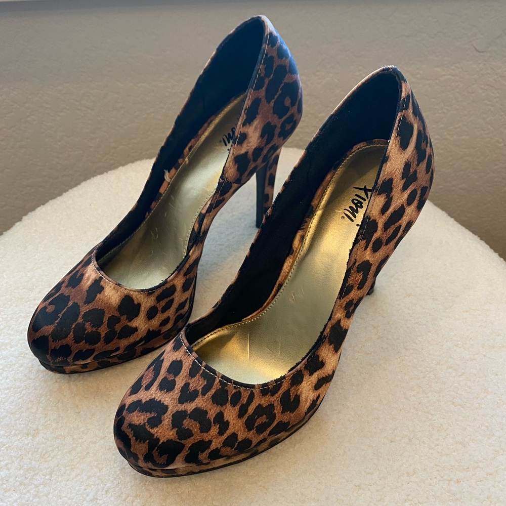 FIONI Leopard Print High Heels - Picture 3 of 9
